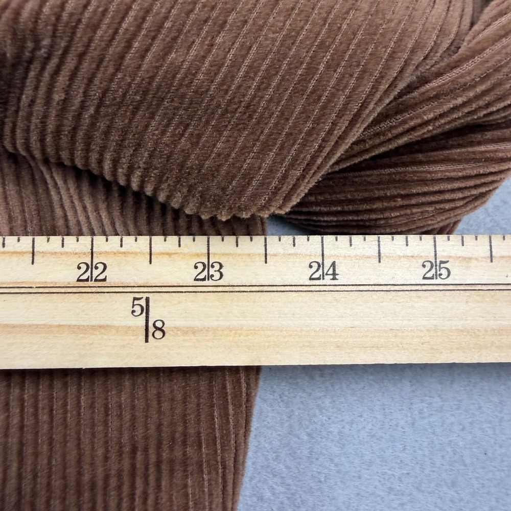 Lauren Ralph Lauren Mens 44R Brown Corduroy Blazer Paisley Lined Leather Buttons - Picture 13 of 16